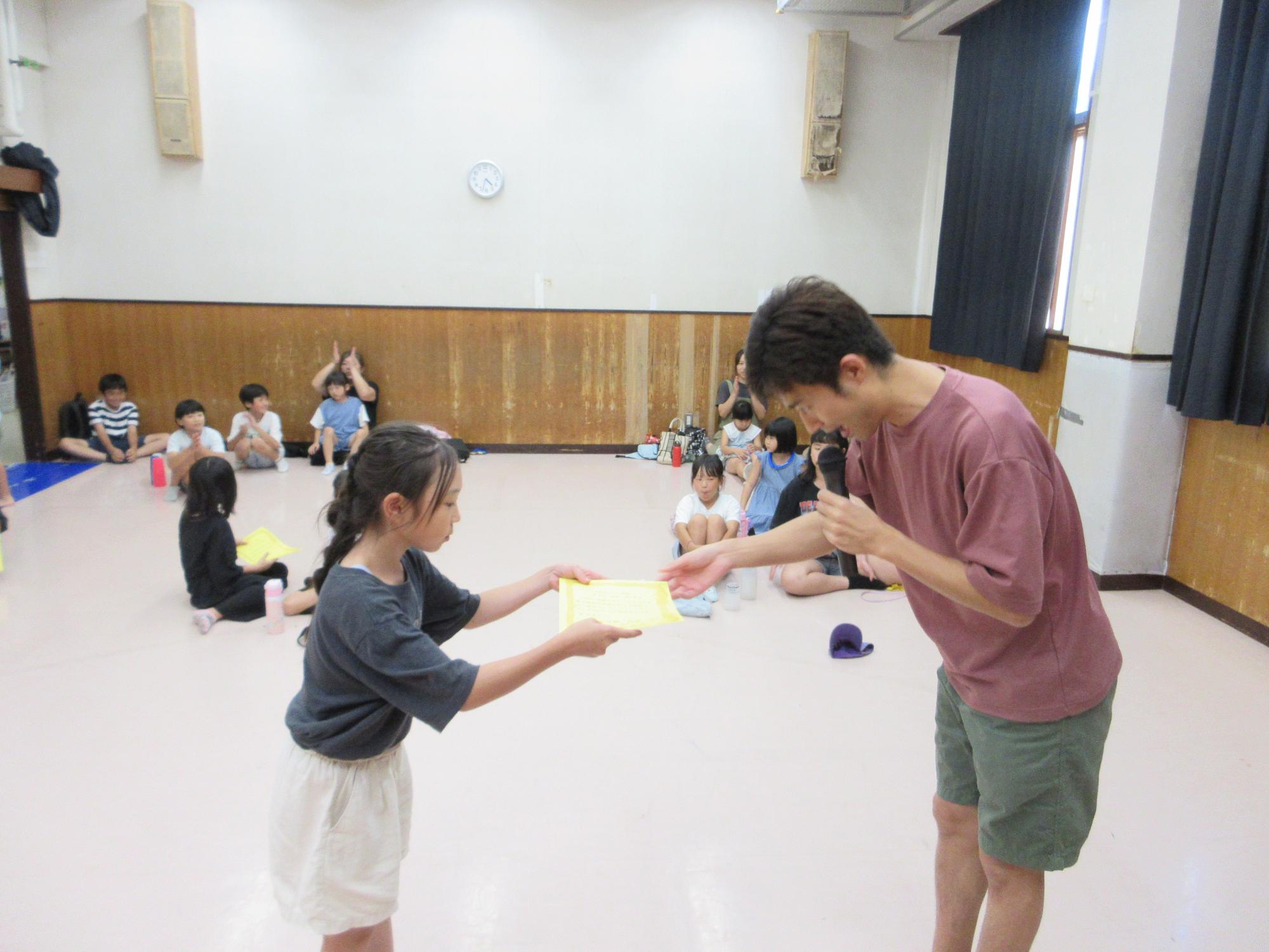 表彰の様子