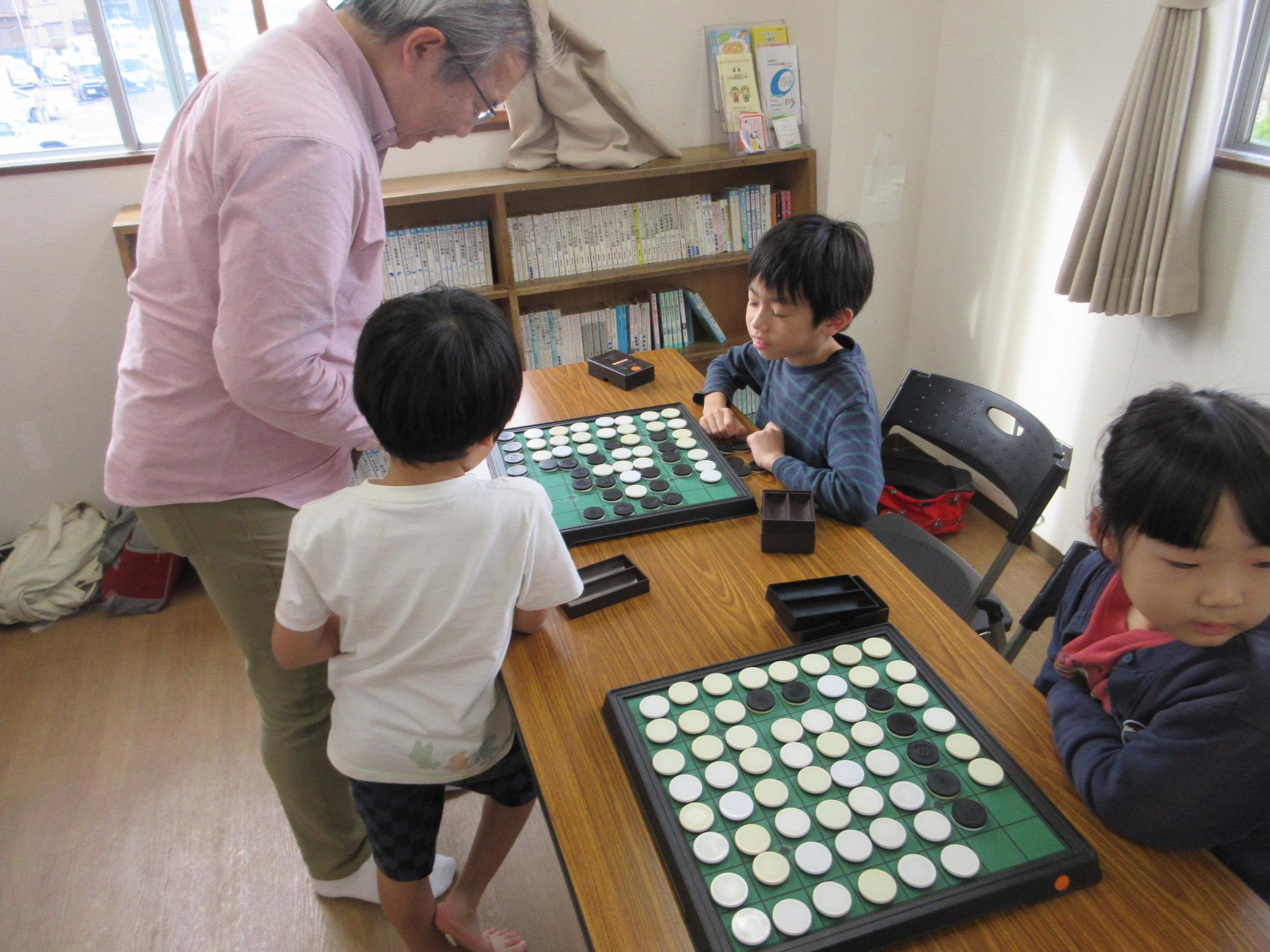 対戦の様子