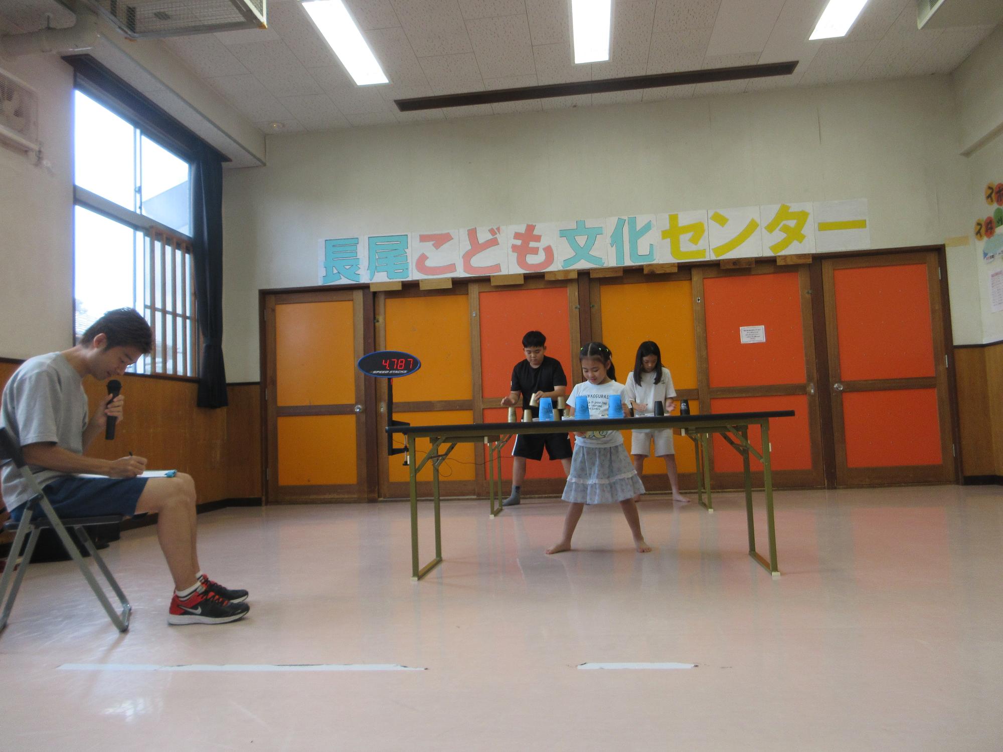 記録会の様子