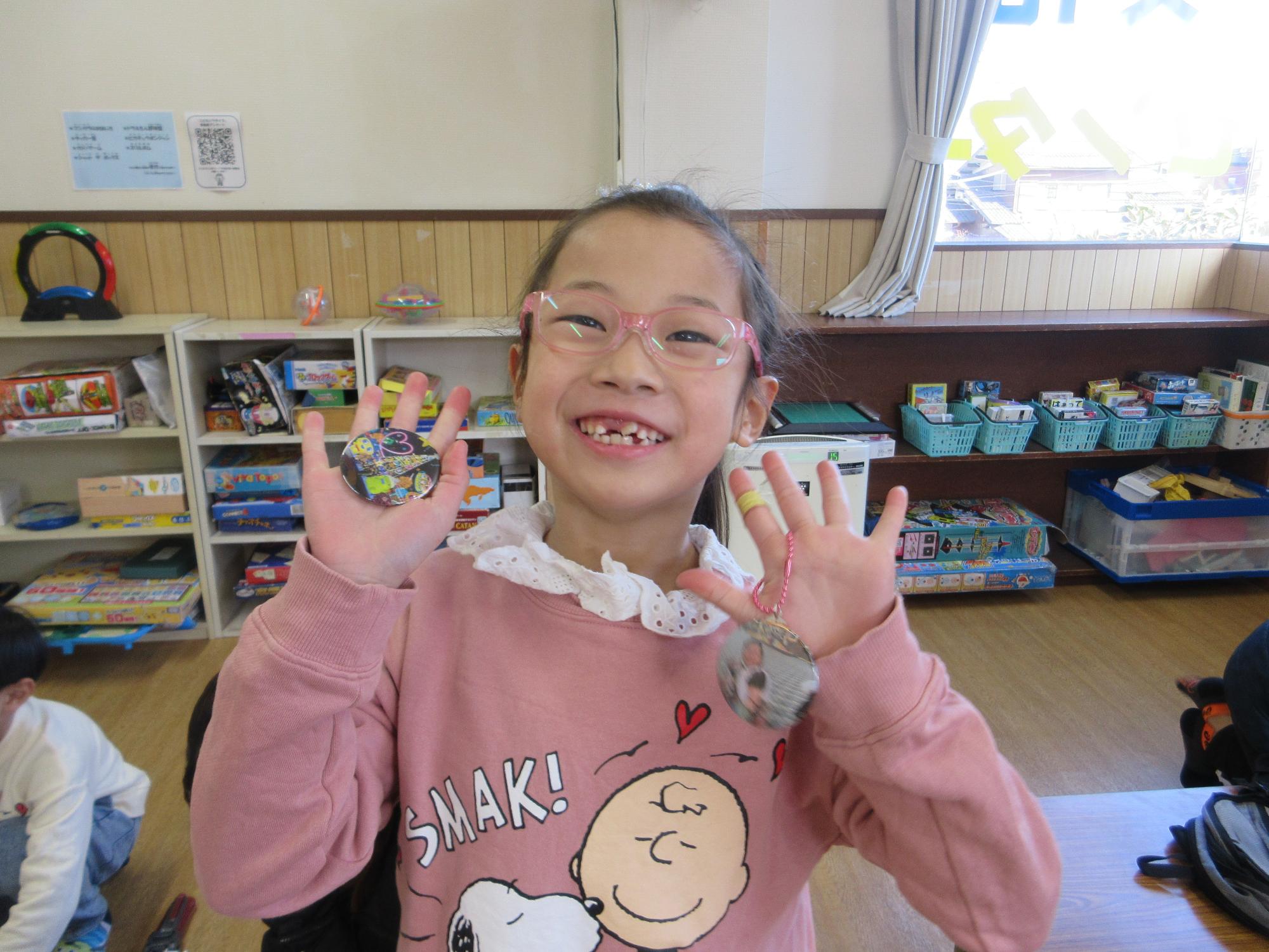 完成した缶バッジの様子3