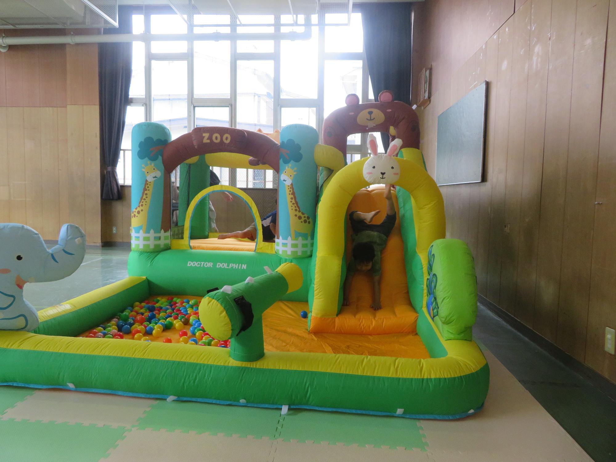 行事中の写真