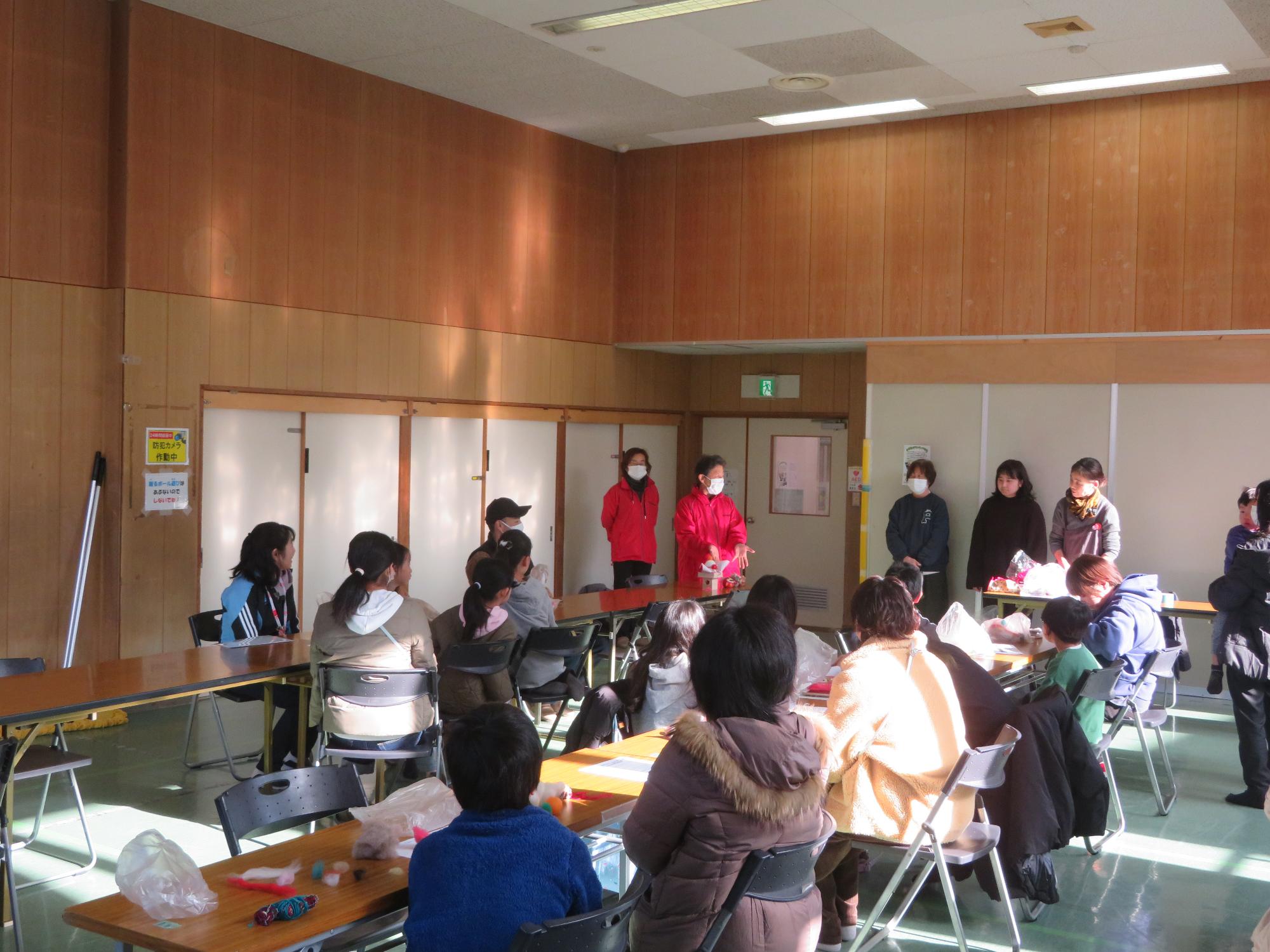 こども会さんご挨拶時の写真