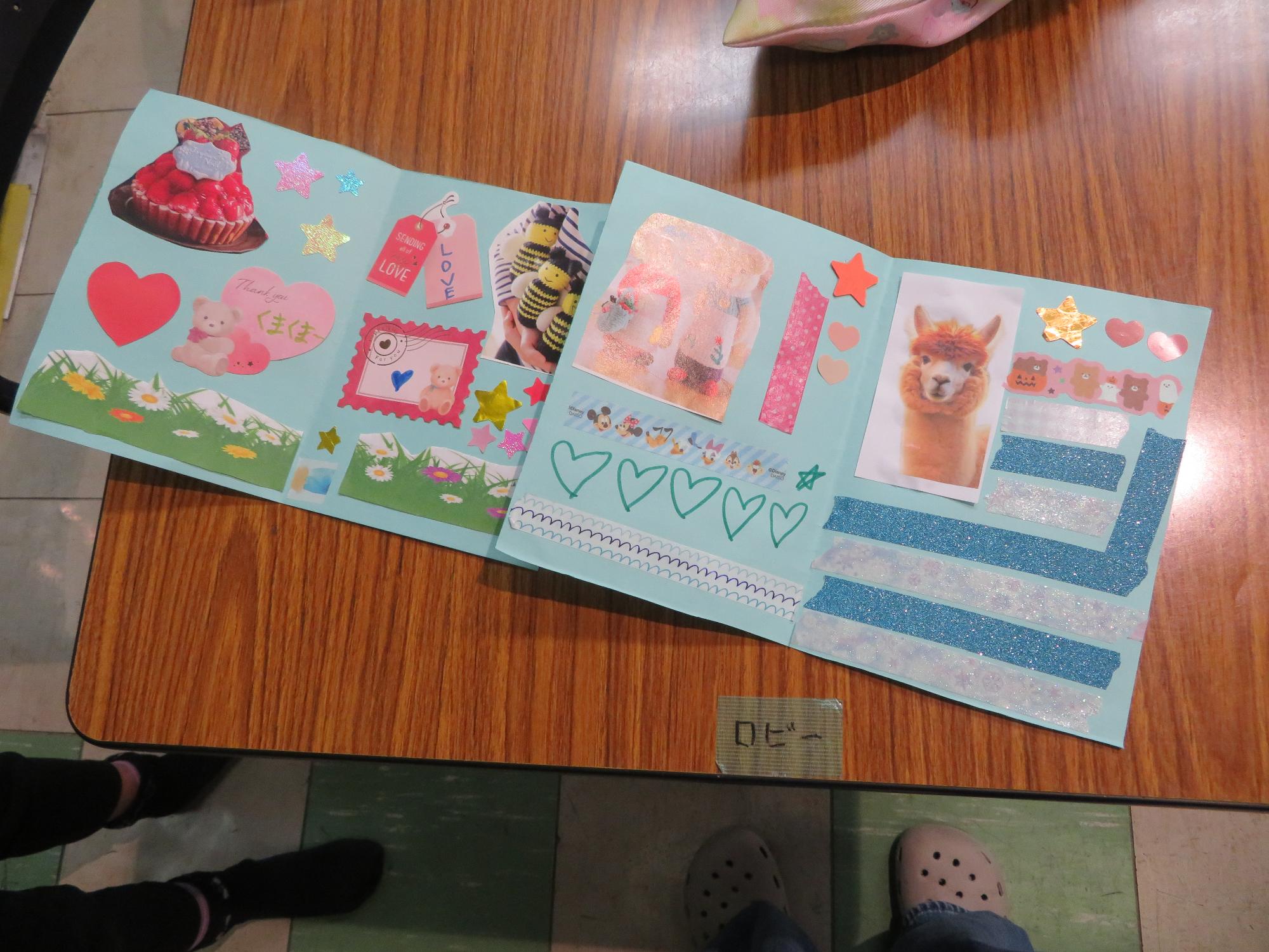 完成した作品の写真