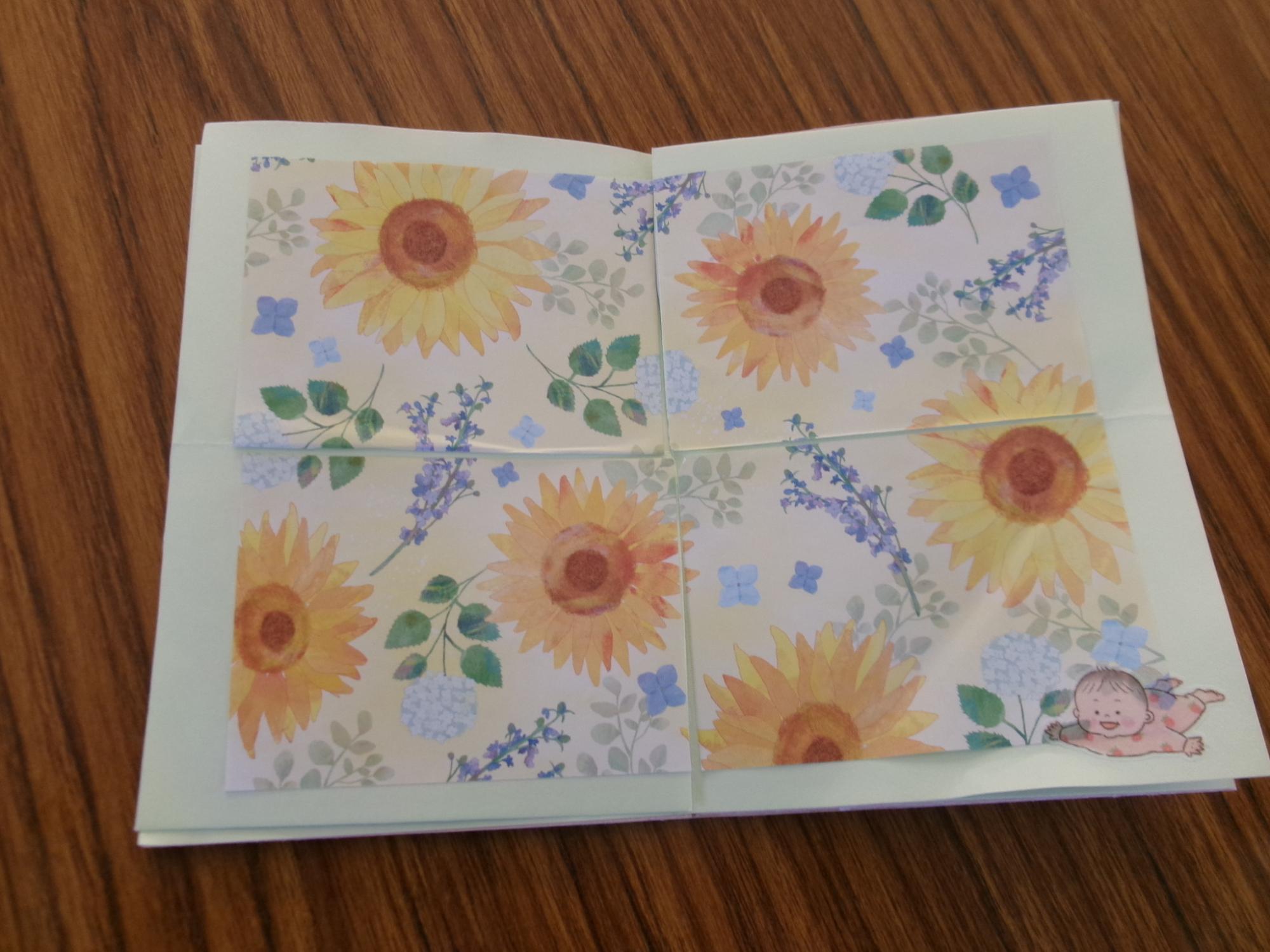 完成したフォトアルバムの写真