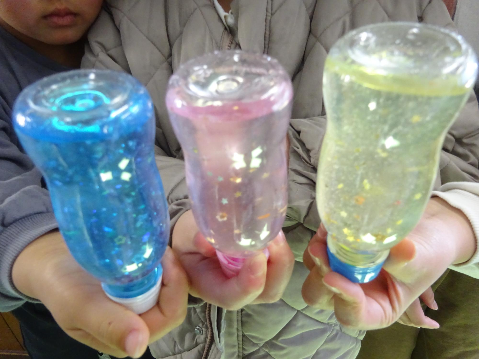 完成したスノードームの写真