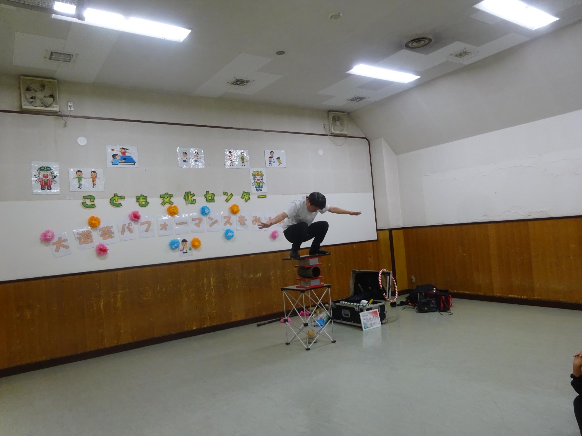 最後の大技の写真