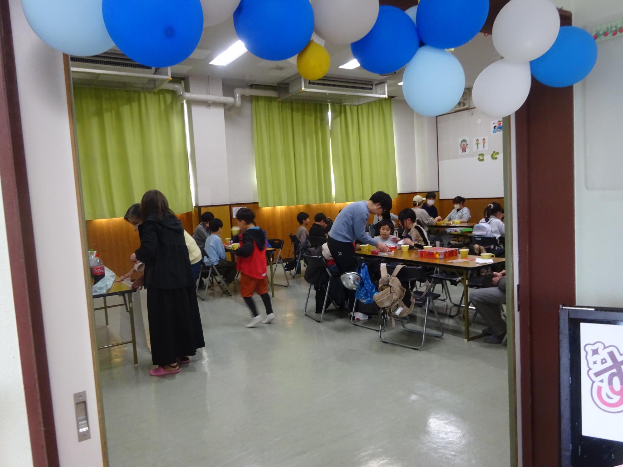 ボードゲームカフェの様子