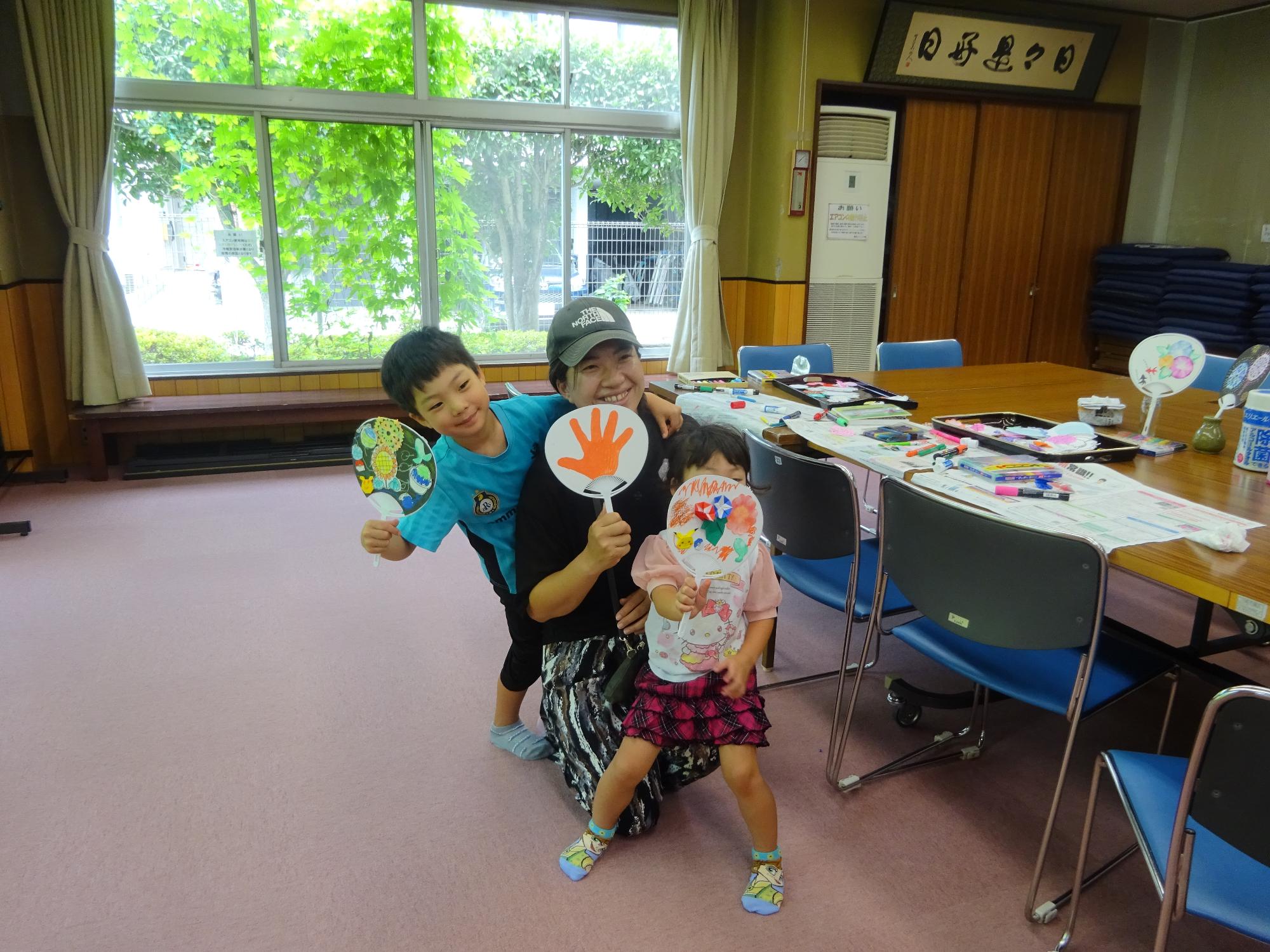 参加した幼児親子の写真