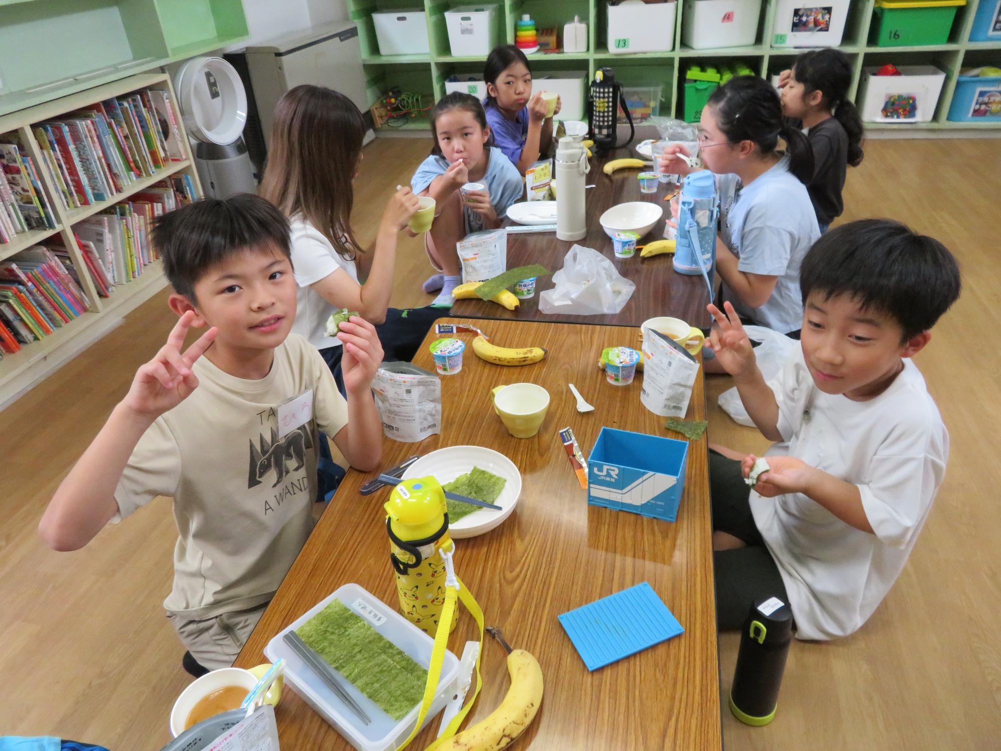 朝ごはんの写真