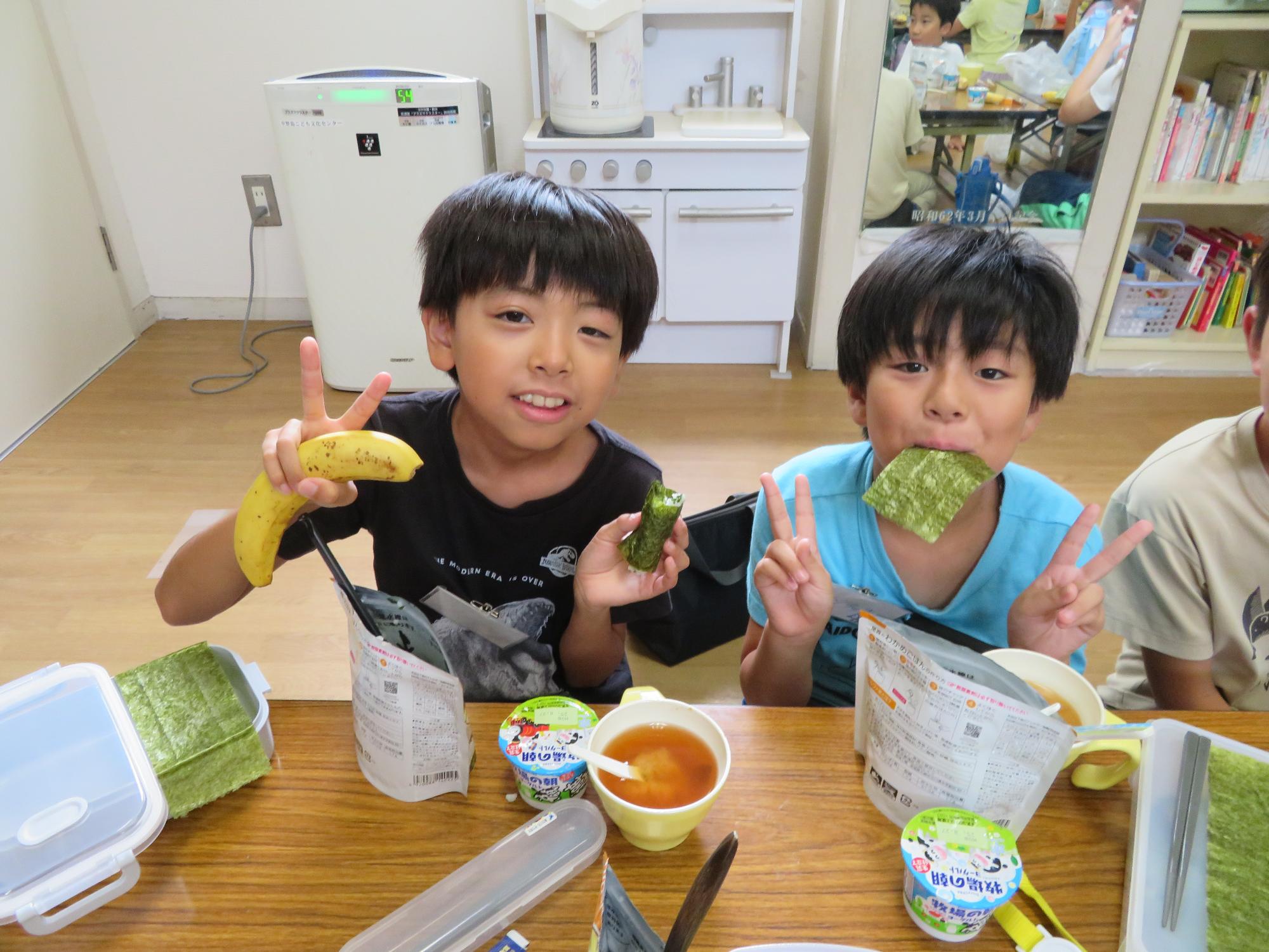 朝ごはんの写真