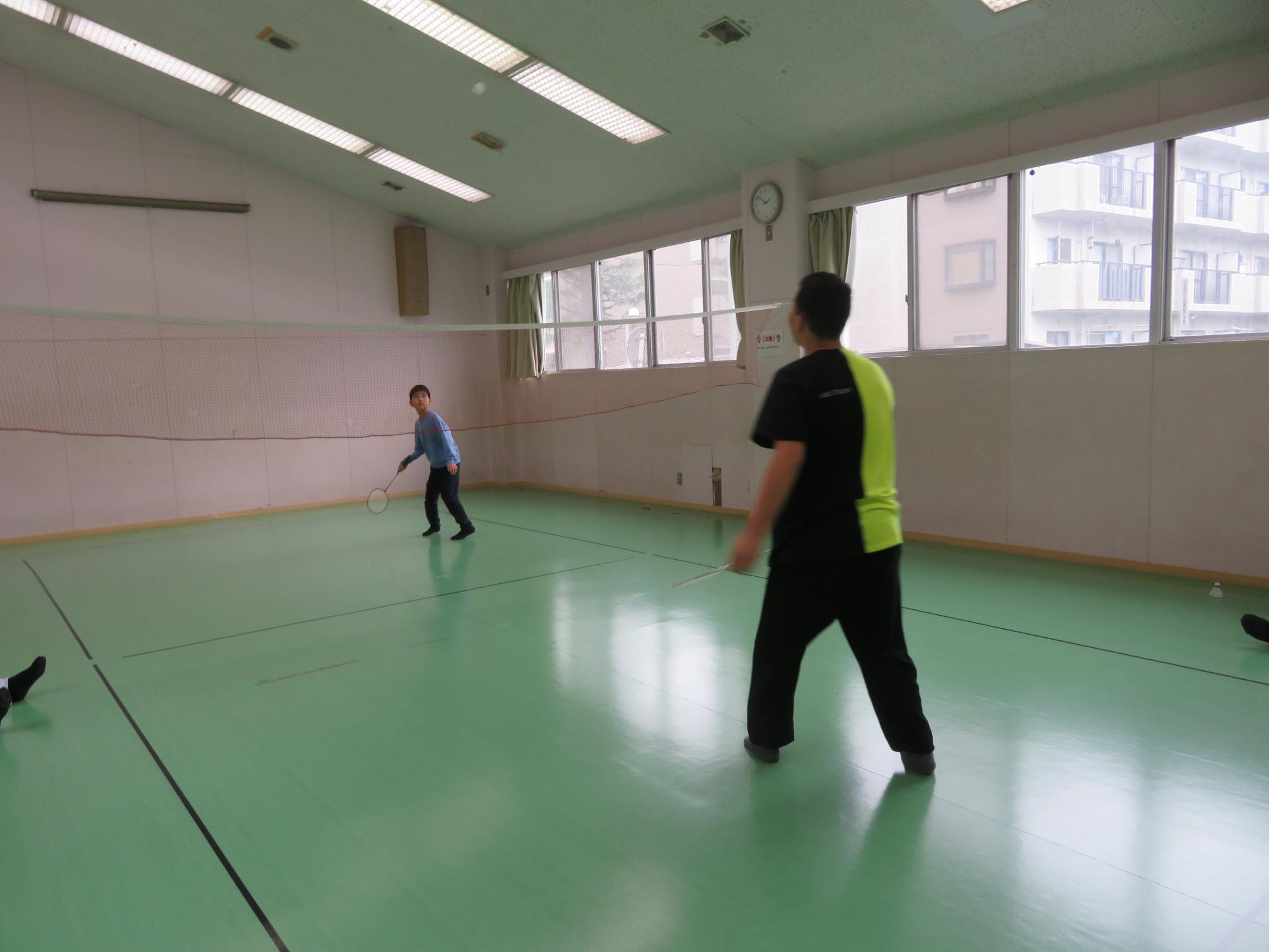 バトミントン大会の写真