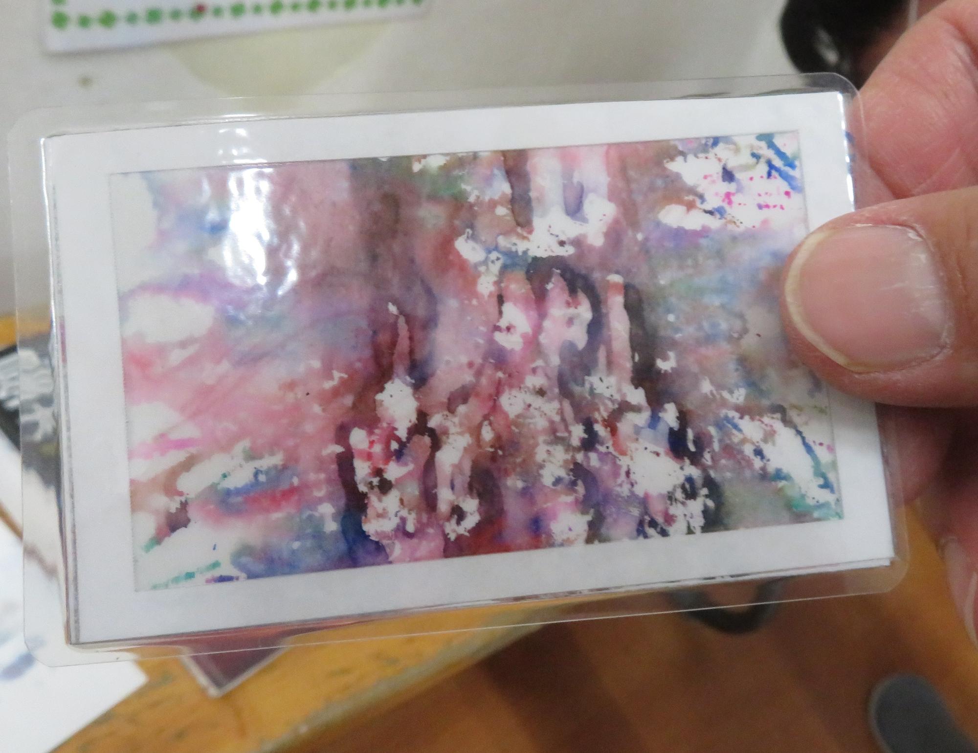 完成したしおりの写真
