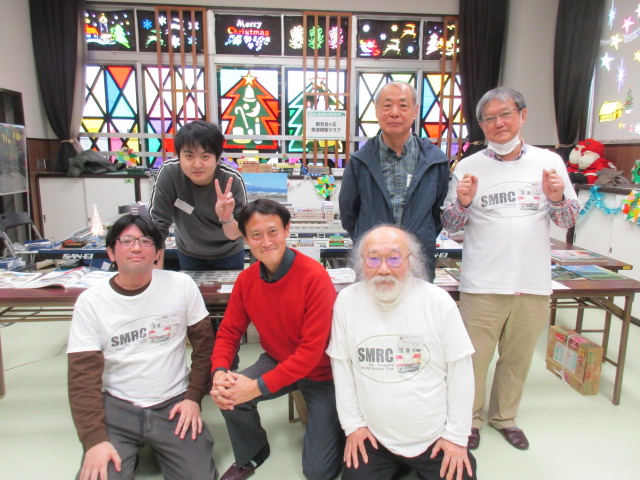 新百合ヶ丘鉄道模型クラブメンバーの写真