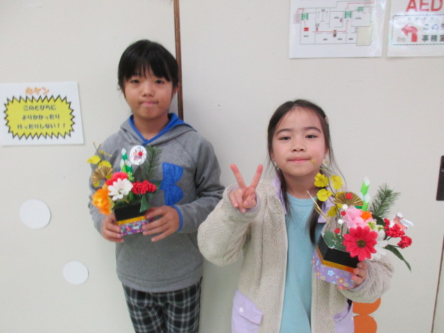 お正月かざりを作ろうの写真