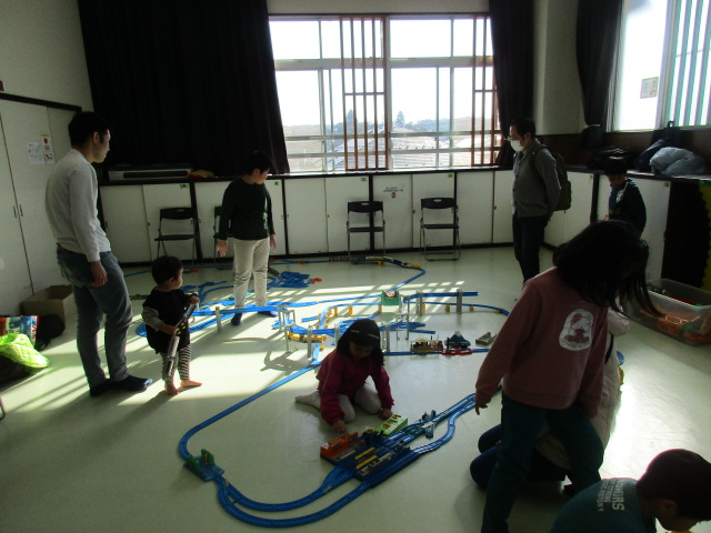 プラレール行事の写真