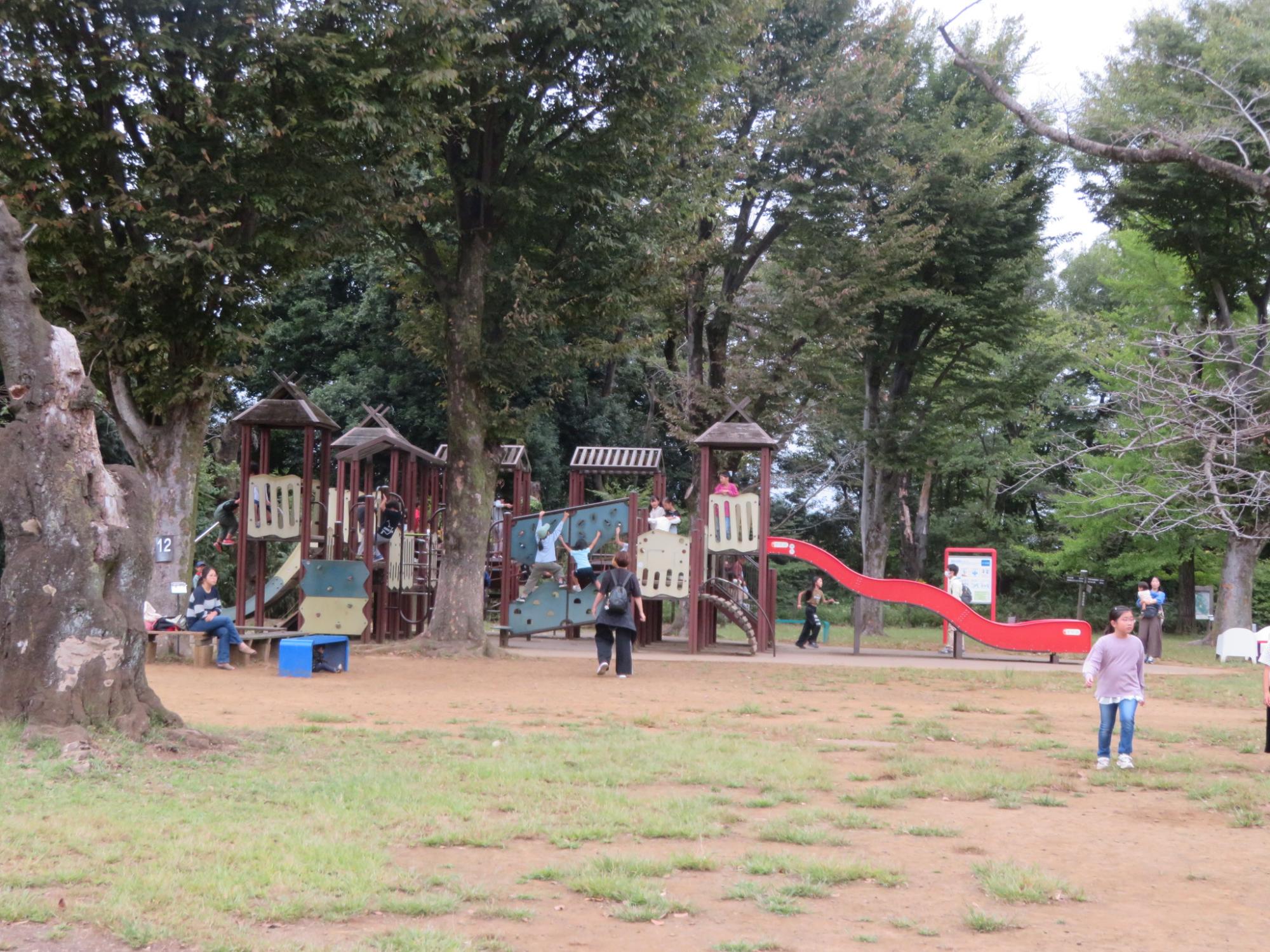 枡形山公園の遊具の写真