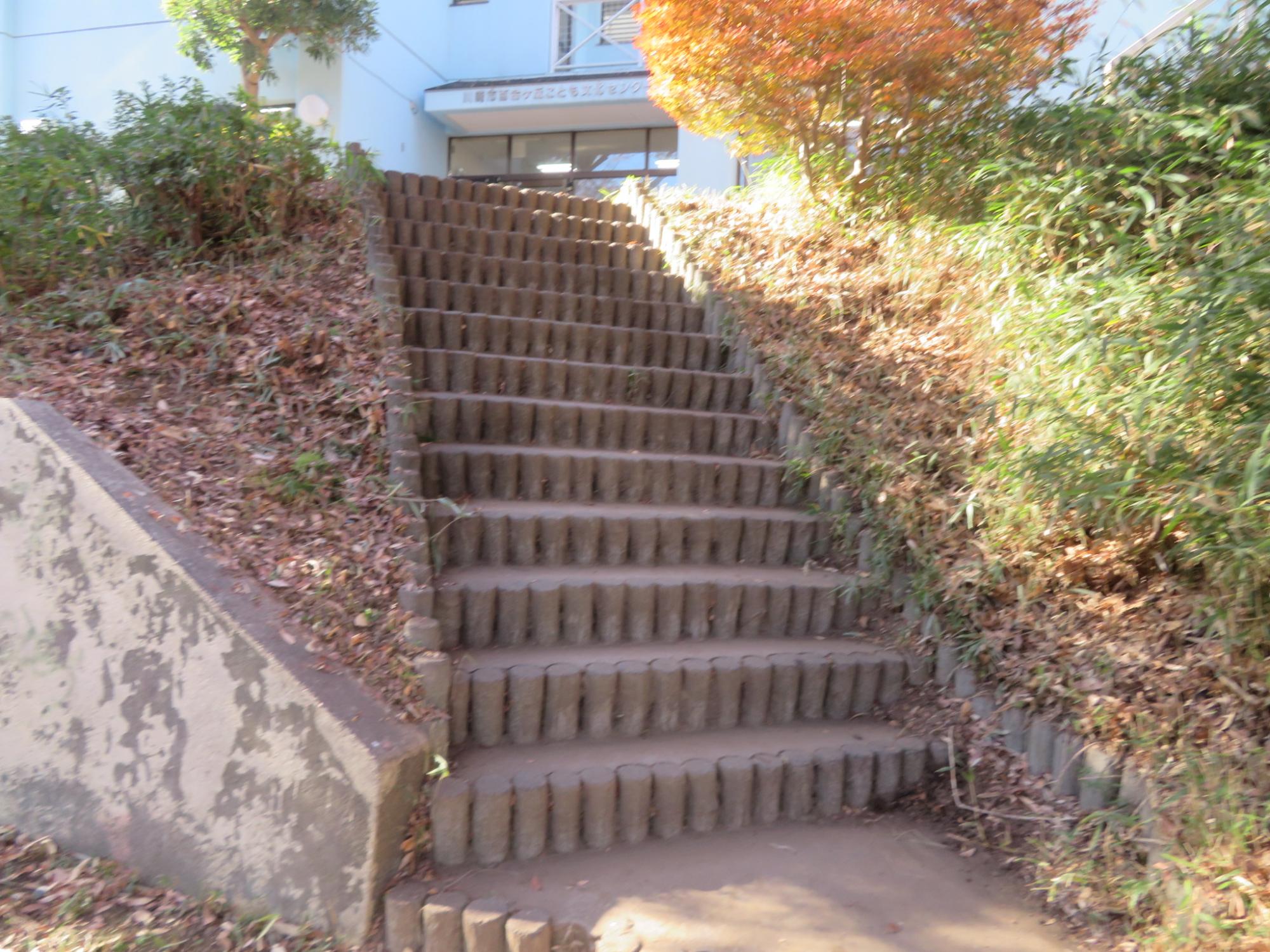 掃除をしてきれいになった階段の写真